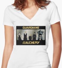 Wächter der Alchemie Tailliertes T-Shirt mit V-Ausschnitt