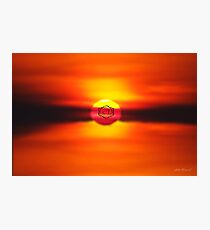 Swadhisthana ~ Sacral Chakra ~ Orange Photographic Print
