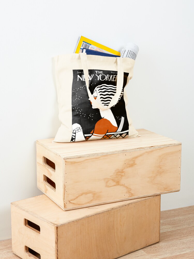 Alternate view of NEW YORKER : Vintage 1935 Magazine Cover Print Tote Bag