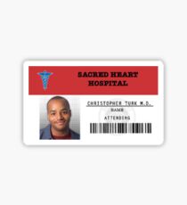 Christopher Turk - Scrubs MD Sticker
