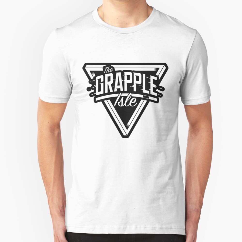 Grapple Isle - Black Triangle Slim Fit T-Shirt