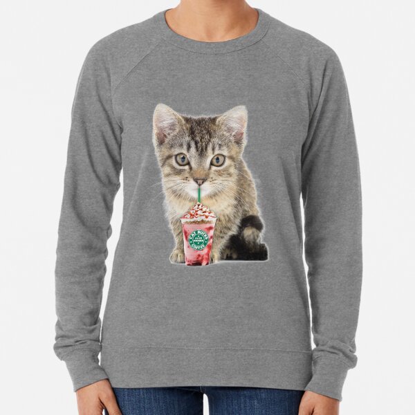 Sweet cat by Alice Monber Lightweight Sweatshirt
