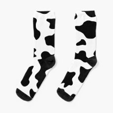 Novelty Cow Print Socks Socks