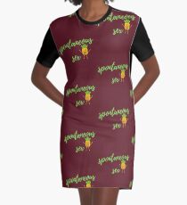 Spontaneous sex Graphic T-Shirt Dress