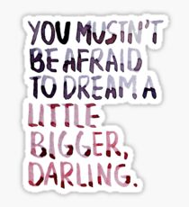 Inception: "Dream A Little Bigger" Sticker