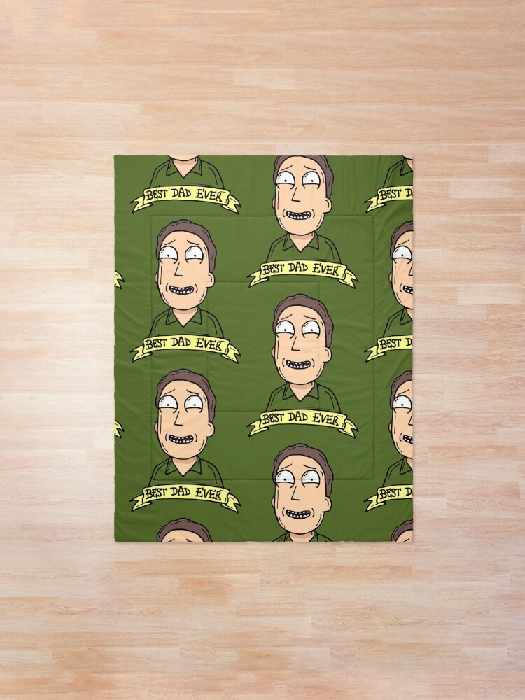 Alternate view of Jerry Smith from Rick and Morty™ : Best Dad Ever Comforter