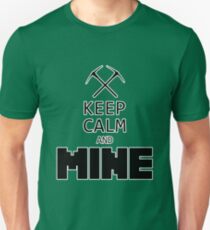 Minecraft - Keep Calm and Mine Unisex T-Shirt