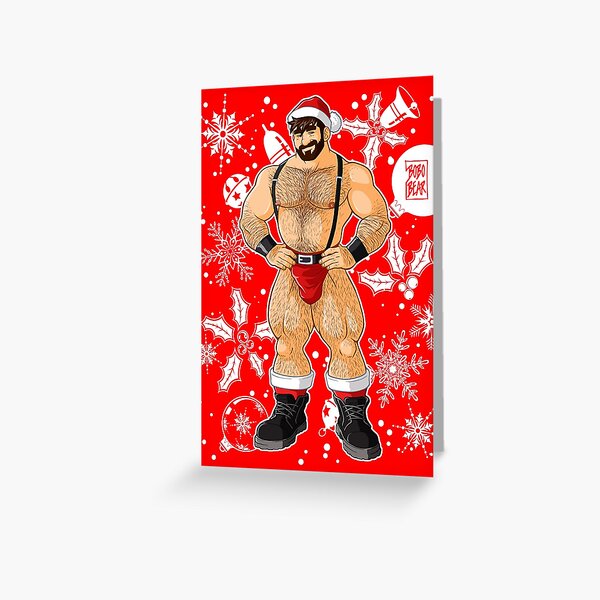 ADAM LIKES SANTA Greeting Card
