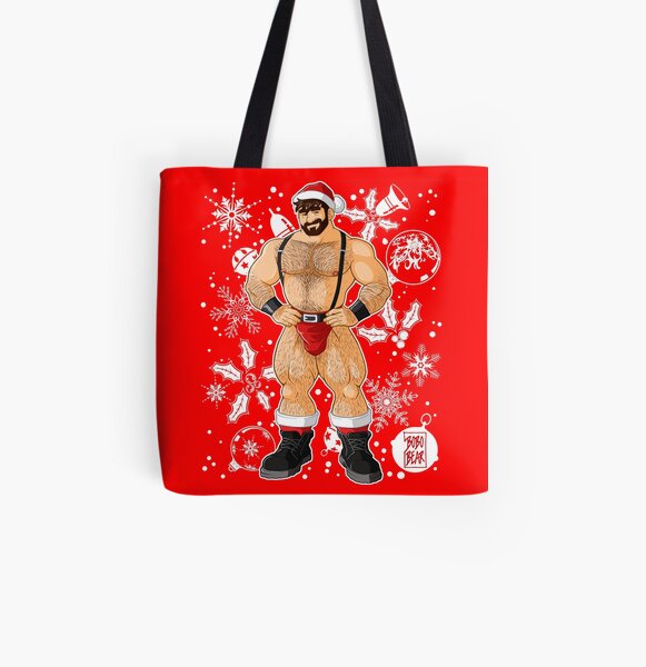 ADAM LIKES SANTA All Over Print Tote Bag