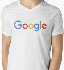 New Google Logo Men's V-Neck T-Shirt