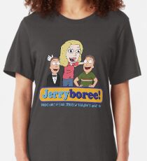 Jerryboree - Jerry Daycare inspired by Rick and Morty Slim Fit T-Shirt