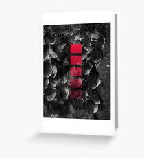 black ocean Greeting Card