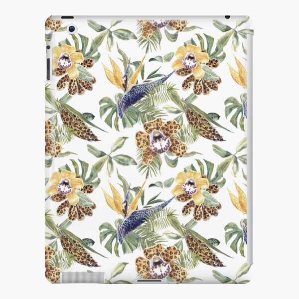 Jungle Animal Print Orchids iPad Snap Case