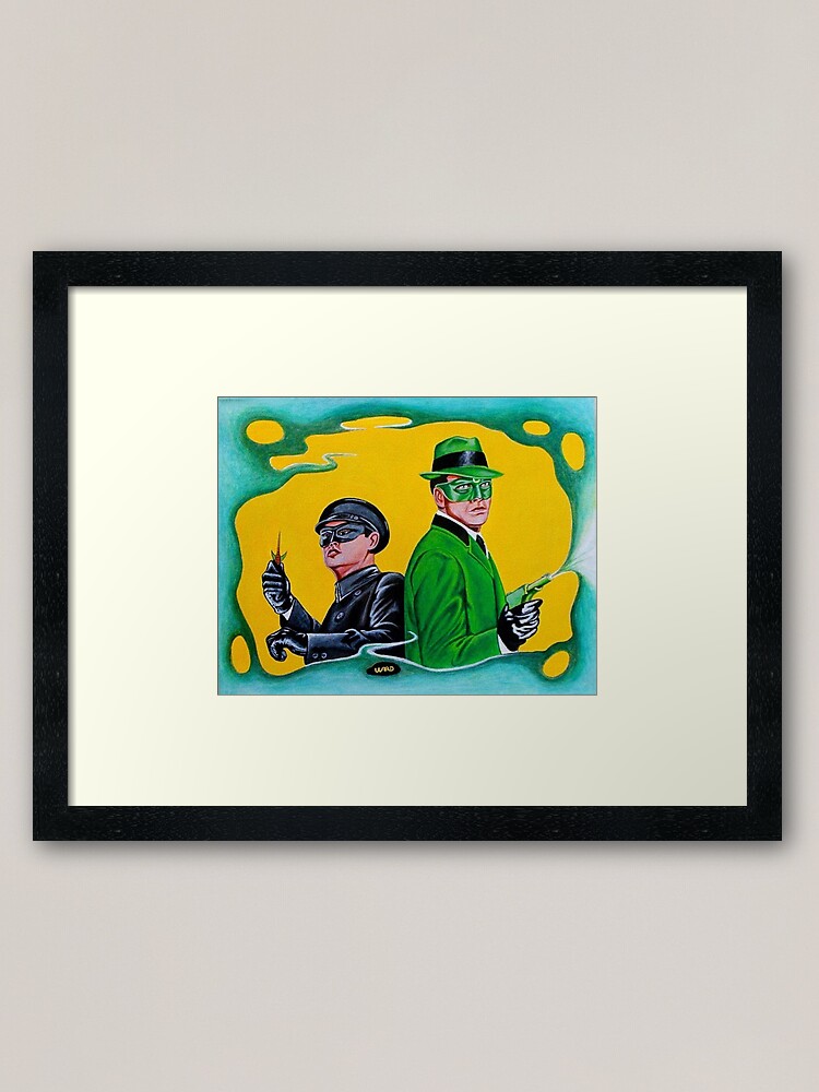 Alternate view of THE GREEN HORNET AND KATO Framed Art Print