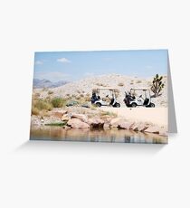 Desert Golf Greeting Card