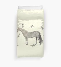 Dancing Horses! Duvet Cover