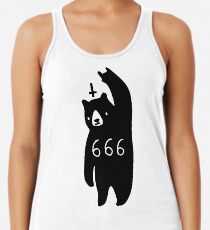 Black Bear Metal Racerback Tank Top