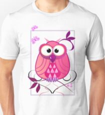 The Pink Owl Unisex T-Shirt