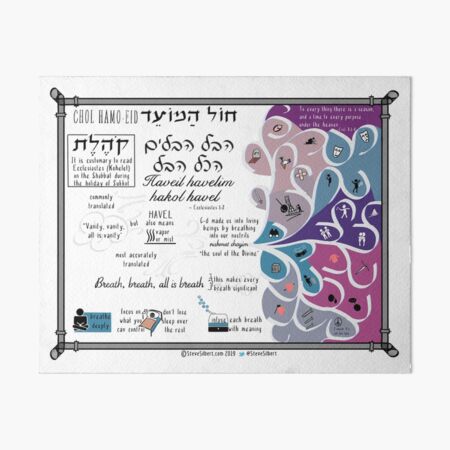Haveil Havelim Hakol Havel Art Board Print