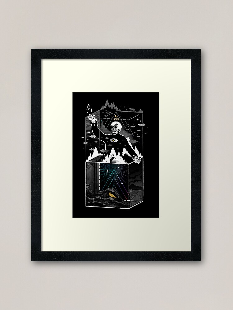 Alternate view of Existential Isolation Framed Art Print