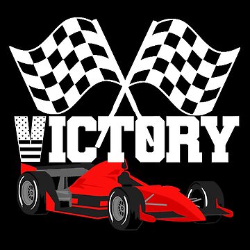 Perfect Victory lap race car Sticker for Sale by R.U BOLD