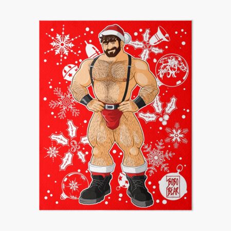 ADAM LIKES SANTA Art Board Print