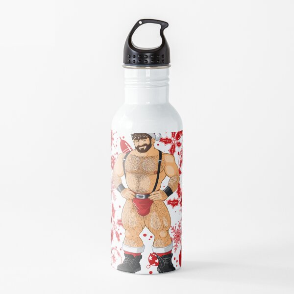 ADAM LIKES SANTA - RED XMAS Water Bottle