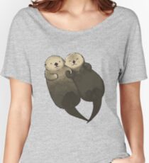 Significant Otters - Otters Holding Hands Women's Relaxed Fit T-Shirt