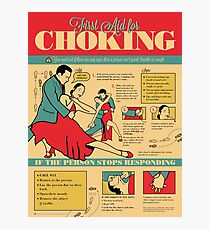 Tango Themed Choking Victim Poster Photographic Print