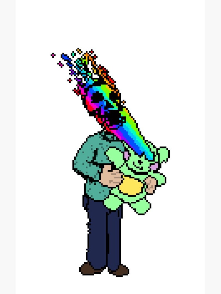 Pixel Death 1 - Teddy Rainbow Blast by Bastianelli