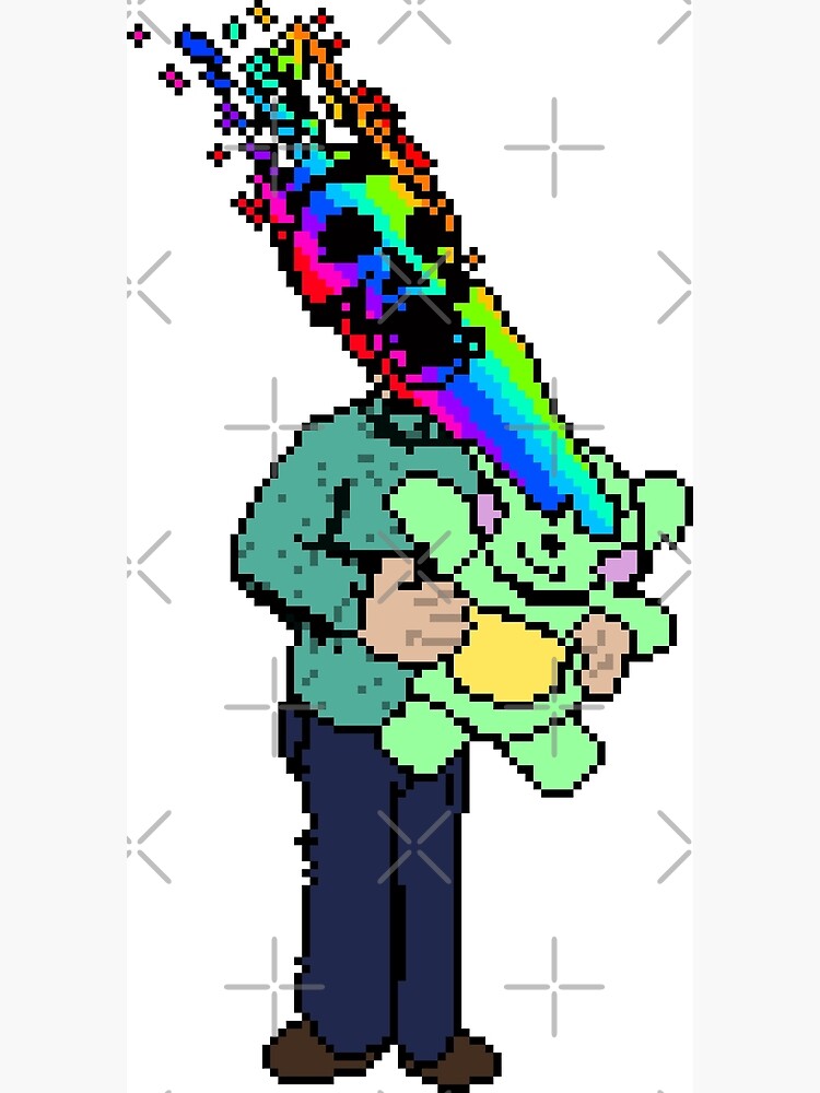 Pixel Death 1 - Teddy Rainbow Blast by Bastianelli