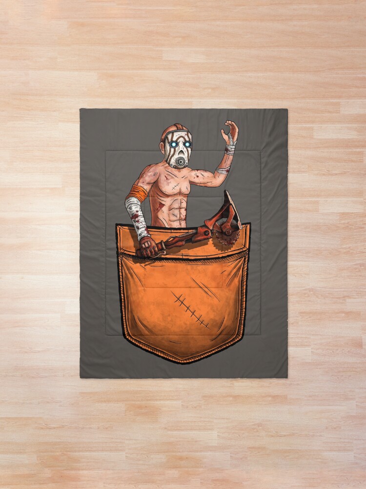 Alternate view of Pocket Psycho - Borderlands Comforter