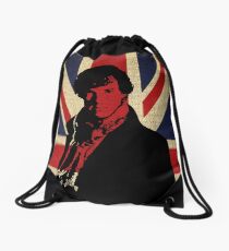 I Believe in Sherlock Holmes Drawstring Bag