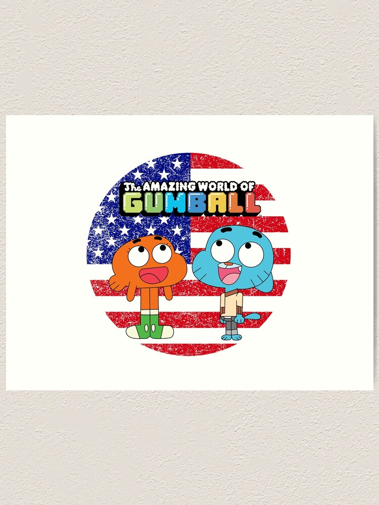 Alternate view of The amazing world of Gumball™, Gumball and Darwin Art Print