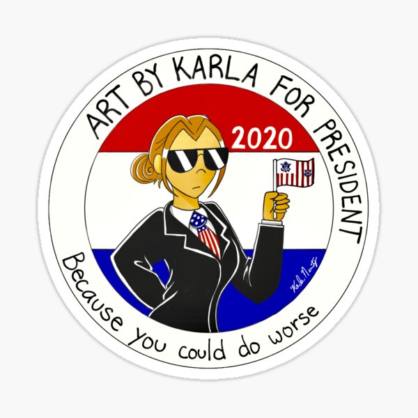 Art By Karla Campaign Sticker Sticker