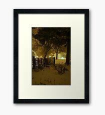 "Snowstorm" Framed Print