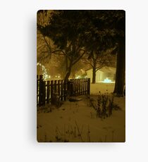 "Snowstorm" Canvas Print