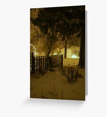 "Snowstorm" Greeting Card