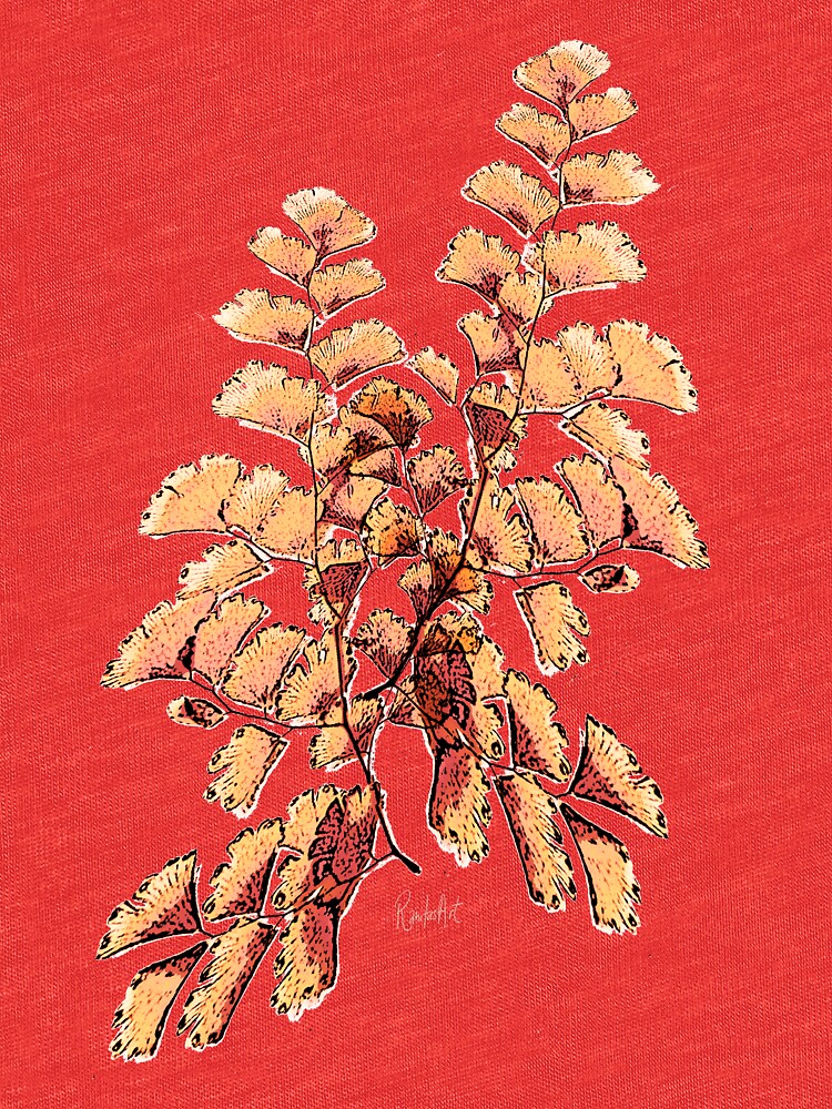 Goldene Blätter Muster von RanitasArt
