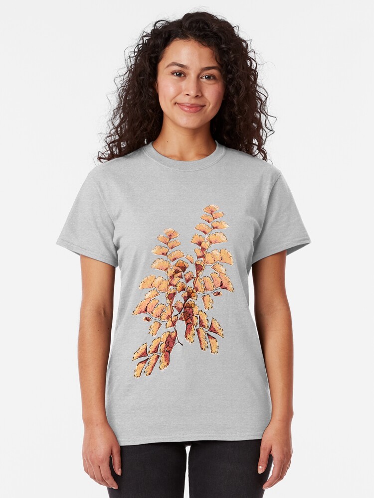 Alternative Ansicht von Goldene Blätter Muster Classic T-Shirt