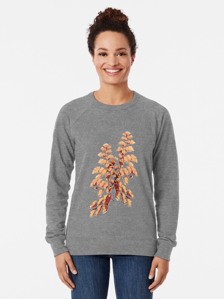 Alternative Ansicht von Goldene Blätter Muster Leichter Pullover