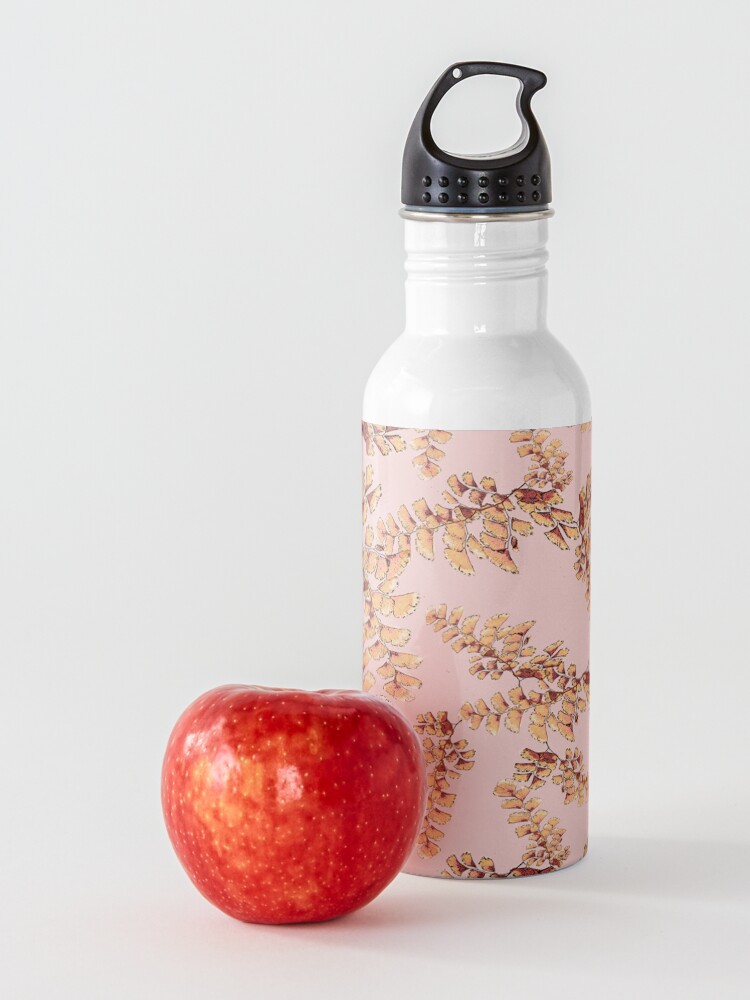 Alternative Ansicht von Goldene Blätter Muster Trinkflasche