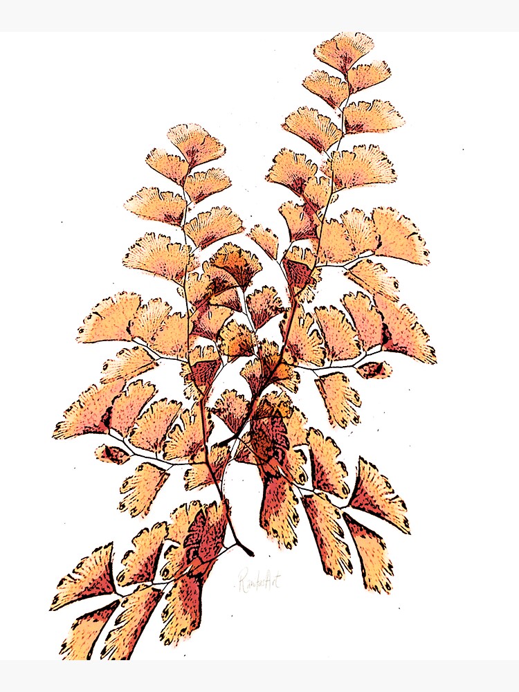 Goldene Blätter Muster von RanitasArt