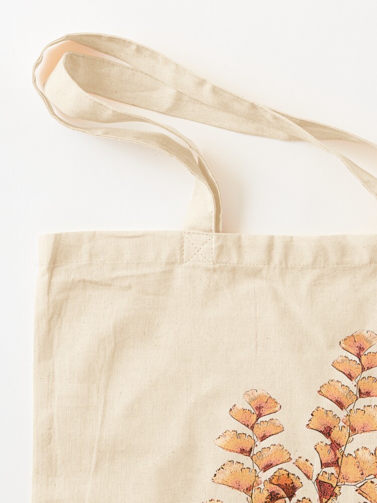 Alternative Ansicht von Goldene Blätter Muster Stofftasche