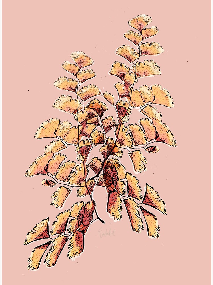 Goldene Blätter Muster von RanitasArt