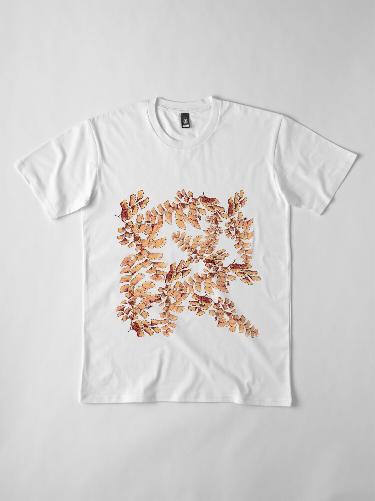 Alternative Ansicht von Goldene Blätter Muster Premium T-Shirt