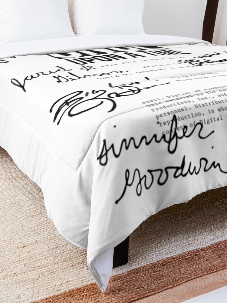 Alternate view of ouat script 620 Comforter