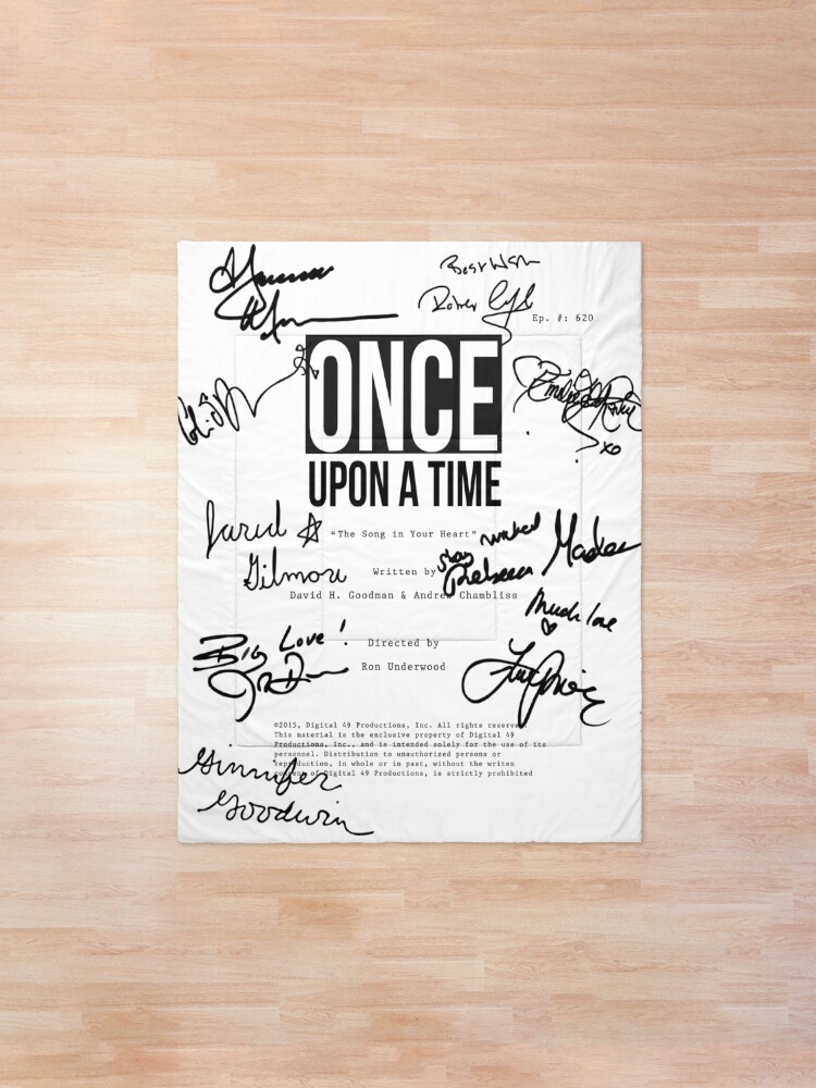 Alternate view of ouat script 620 Comforter