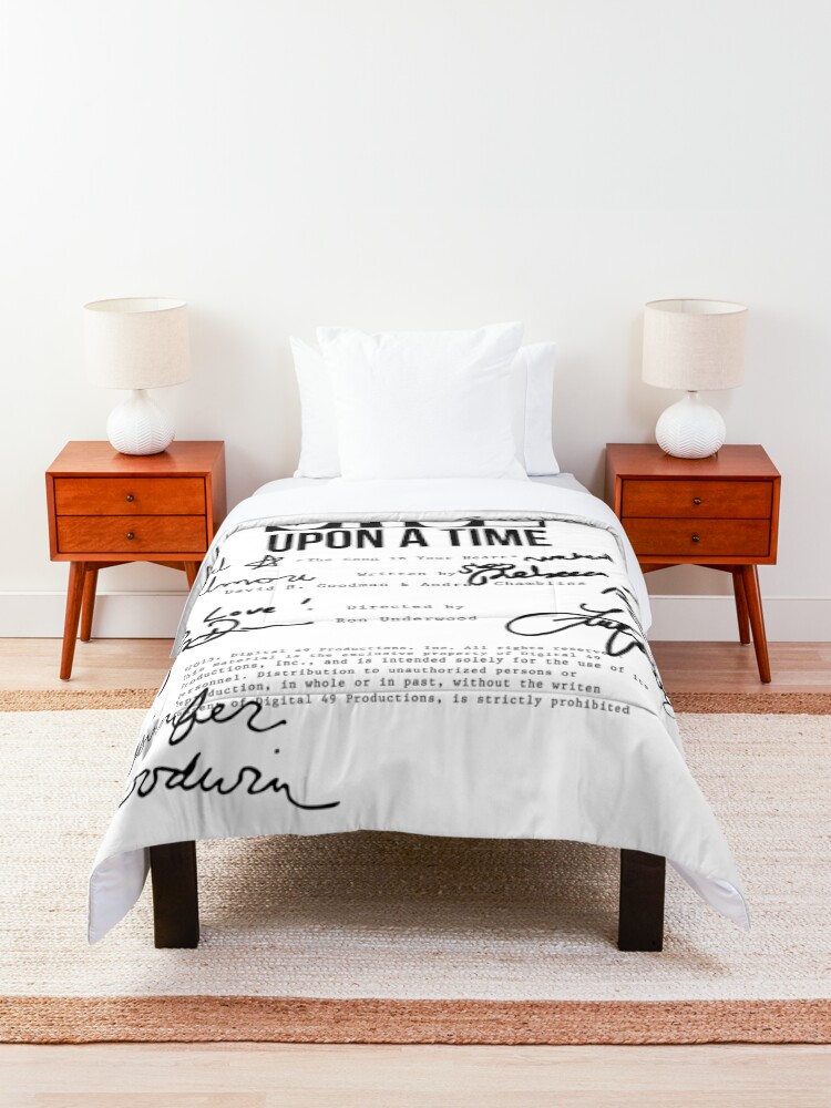 Alternate view of ouat script 620 Comforter