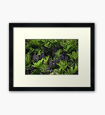 Blue War Bonnet Framed Print